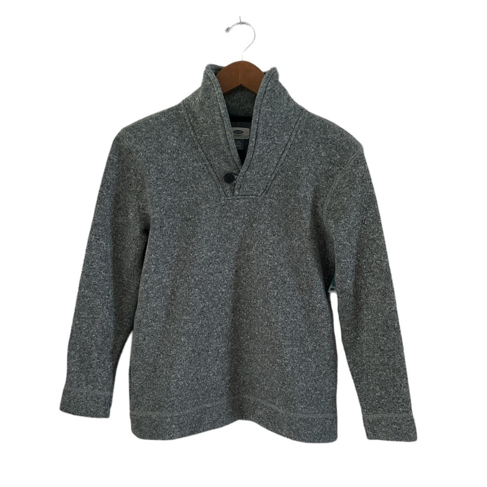 Old Navy Gray Long Sleeves Pullover Sweater Like New sz L (10/12)